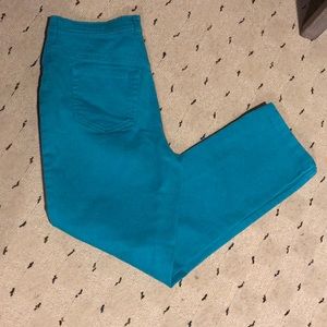 Style and Co. natural fit green jeans